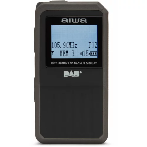 Aiwa Prenosni žepni Radio z DAB RD-20DAB/BK, (20446268)