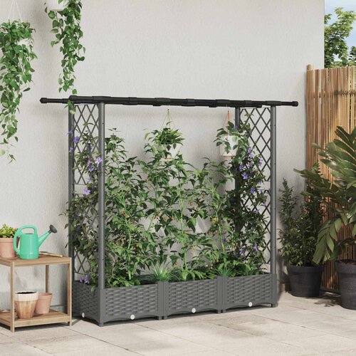  Povi&amp;scaron;eni krevet s mrežom i krovom Svjetlosiva 164 x 40 x 121 cm Slike