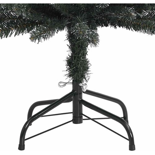  Umjetno usko božićno drvce sa stalkom zeleno 180 cm PVC Slike