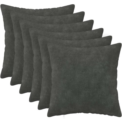  Presvlaka za jastuk 6 pcs HEERLEN Antracit 45 x 45 cm Cene