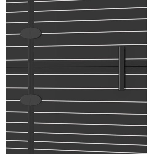  Sklopiva pregrada za tu&amp;scaron; ESG 120 x 140 cm crna Slike