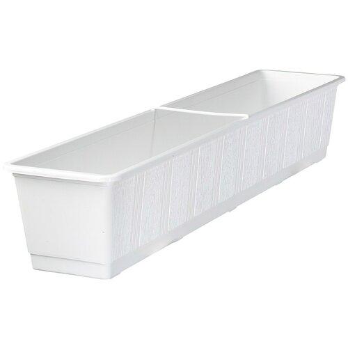 GELI balkonsko korito standard (dolžina: 80 cm, bela) Slike