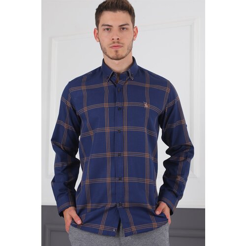Dewberry G656 MEN'S SHIRT-NAVY-BROWN Cijene