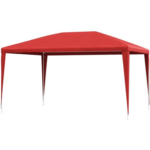 Šator za svadbe - &scaron;ator za zabave Crvena 400 x 300 x 255 cm PE i čelik - Crvena 3 x 4 m Cijene