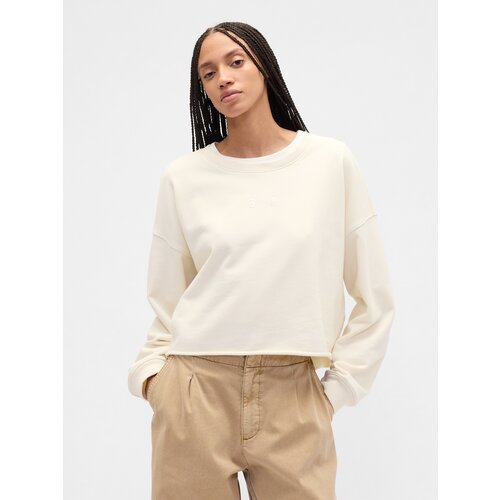 GAP Oversize Crop Sweatshirt Heavyweight - Ladies Cene