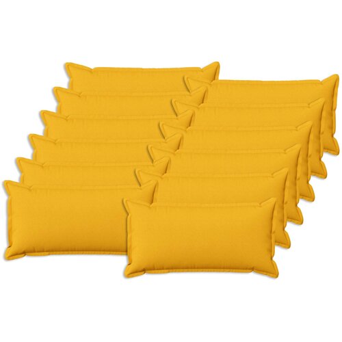  Presvlaka za jastuk 12 pcs HOUTEN Svijetlo žuta 40 x 80 cm Cene