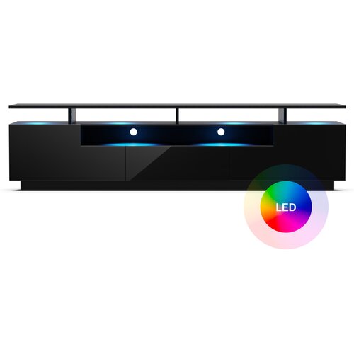 Blumfeldt Perth Lowboard TV omarica, 195 x 44 x 50 cm, LED Cene