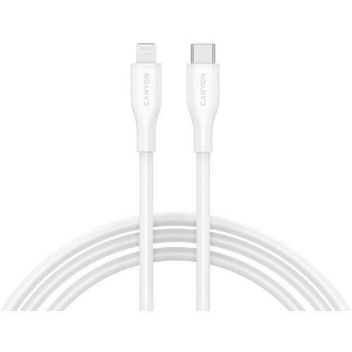 Canyon USB kabel 2.0, CLNM60, USB-C/Lightning, 1m, CNS-CLNM60SC10W Cene