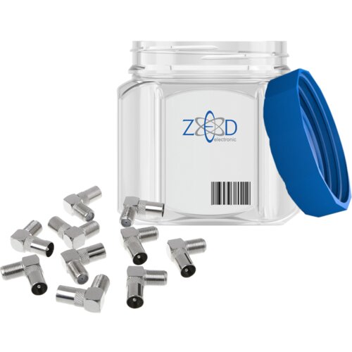 Zed Electronic konektor F-ženski na RF mo&scaron;ki, kotni, 40 kos - FPM/40 ANGLE Cene