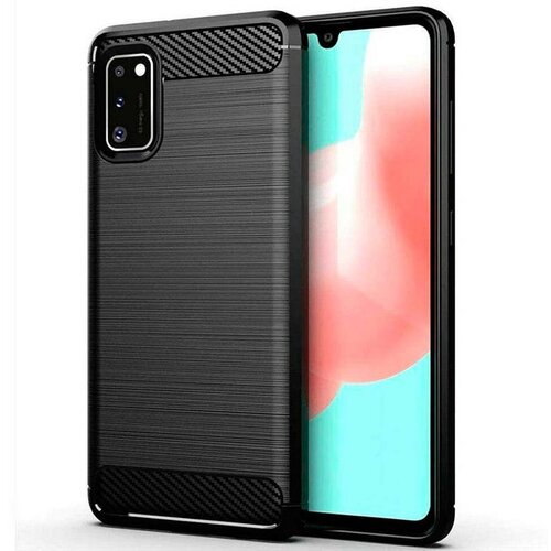 mobiline.si gumijasti / gel etui carbon za samsung galaxy A41 - črni Cene