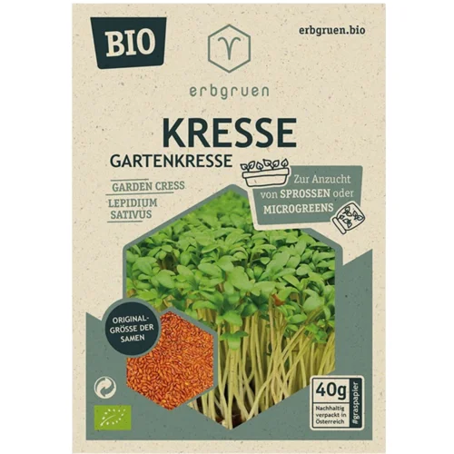  Vrtna kreša - BIO semena za mikrozelenje/kalčke - 1 pkt.