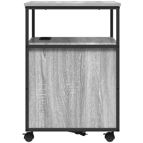  s postajom za punjenje Siva Sonoma 61 x 46 x 67 cm Slike