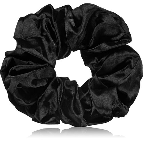 BrushArt Hair Large satin scrunchie set elastike za lase Cream &amp;amp; Black (2 ks) Slike