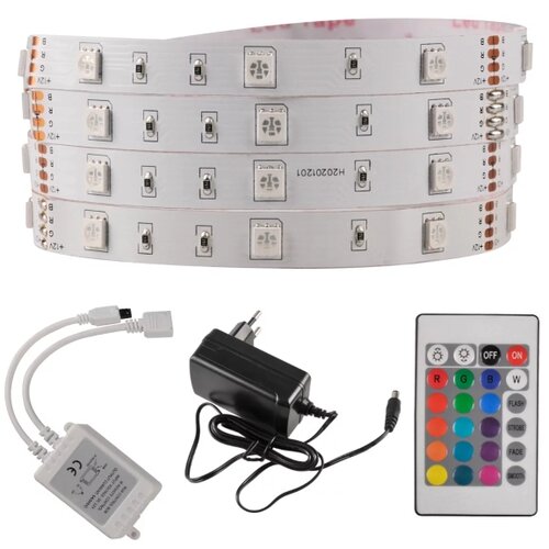  LED RGB prigu&amp;scaron;iva traka 5m LED/18W/12V IP20 + daljinski upravljač Slike