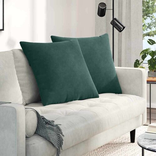 vidaXL jastučići za sofu 2 pcs tamnozelena 80 x 80 cm kordura tekstil Cijene