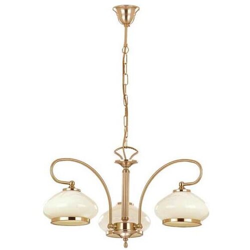  Luster na lancu ASTORIA 3xE27/15W/230V zlatna Slike