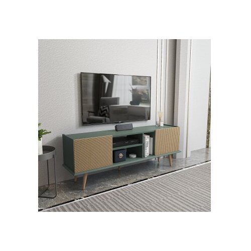 Hanah home tv polica ekvador light brown green Cene