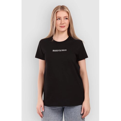 Horsefeathers Asha T-shirt black Cene