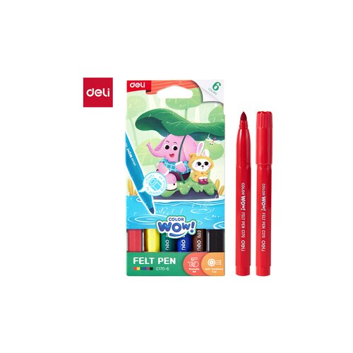 Deli FLOMASTERI JUMBO 1/6 EC170-6 Slike