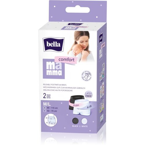 Bella Mamma Comfort poporodne spodnjice velikost M/L 2 kos Cene
