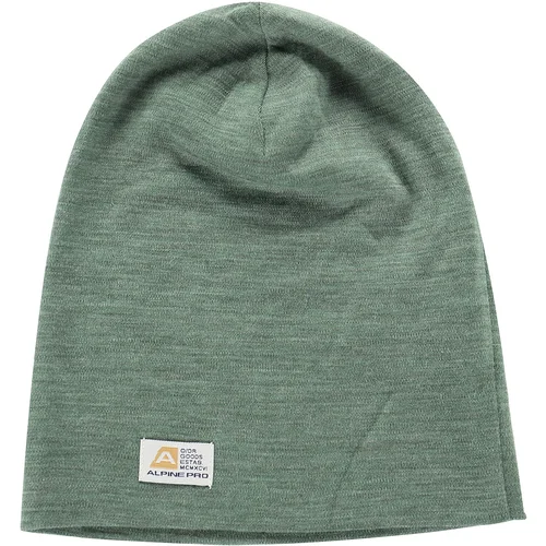 Alpine pro Winter hat made of merino wool BEDADE loden frost