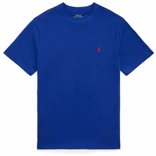 Polo Ralph Lauren Otroška bombažna kratka majica mornarsko modra barva, 323832904096