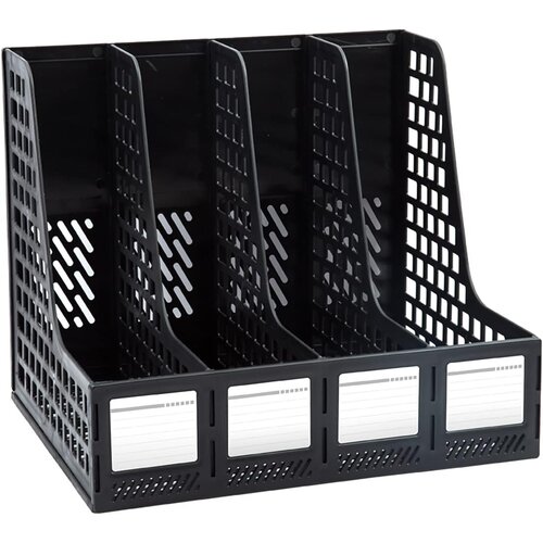 Generic Magazine File Holder, Desk Organizer Folders for Office Organization and Storage, Sturdy Plastic Binder Storage Box, Desktop Accessories for Home and Office Storage, (21072494) Cene