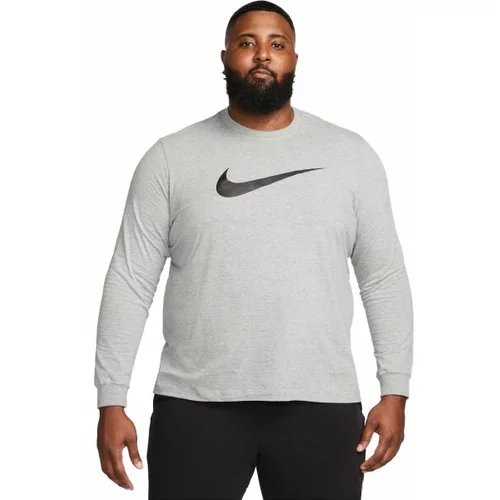Nike SPORTSWEAR ICON SWOOSH Muška majica dugačkih rukava, siva, veličina