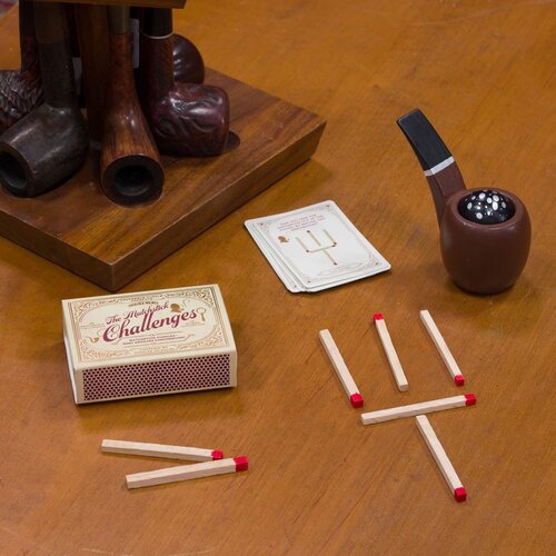Professor Puzzle Igra Sherlock Holmes Pipe &amp;amp; Matches Slike