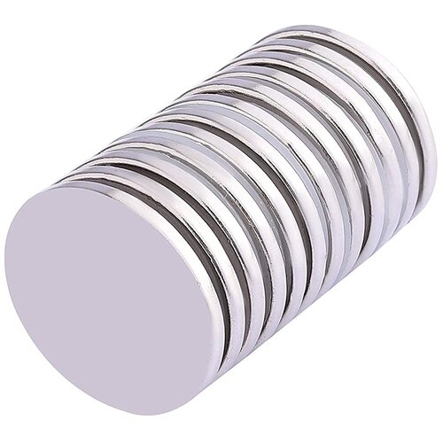 INF močni disk magneti 10 paketov silver 2 cm, (21277996) Slike