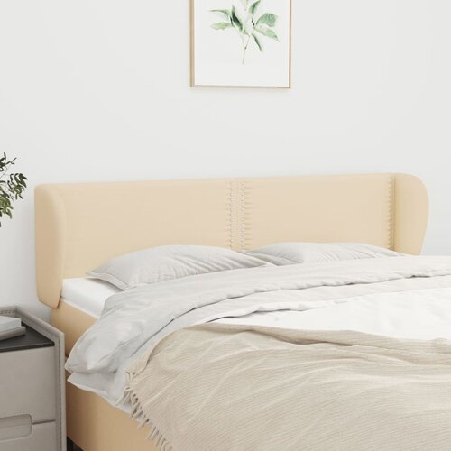  Uzglavlje s u&scaron;ima krem 147x23x78/88 cm od tkanine Cijene