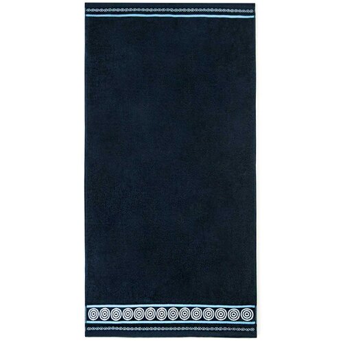 Zwoltex Unisex's Towel Rondo 2 Navy Blue Slike