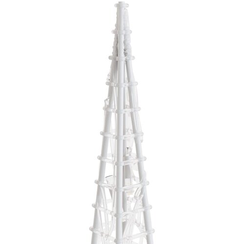  Set akrilnih ukrasnih LED stožaca plavi 60/90/120 cm Slike