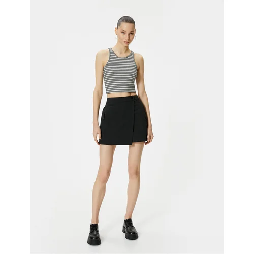 Koton Parachute Fabric Short Skirt With Cargo Pocket