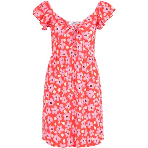 Dorothy Perkins Tall Poletna obleka &amp;#039;Ditsy&amp;#039; kremna / roza / rdeča Slike