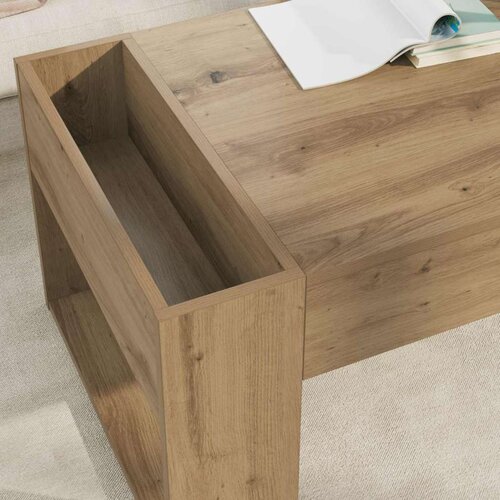  Stolić za kavu Umjetnički hrast 110 x 50 x 41 cm Konstruirano drvo Slike