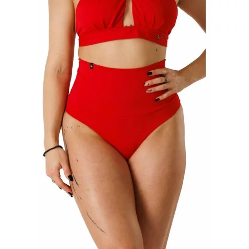 GOLDBEE SHAPEWEAR SWIMWEAR BOTTOMS Zatezajući donji dio ženskog kupaćeg kostima, crvena, veličina
