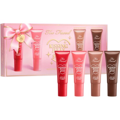 Too Faced Holiday Kissing Jelly Lip Oil Gloss Collection darilni set Slike