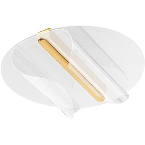 Nova Luce Aluminijasta LED zatemnitvena stropna svetilka v zlati barvi 55x45 cm Valentin &ndash; Cene