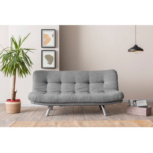 Atelier Del Sofa Trosjed, Misa Small Sofabed - Light Grey Slike