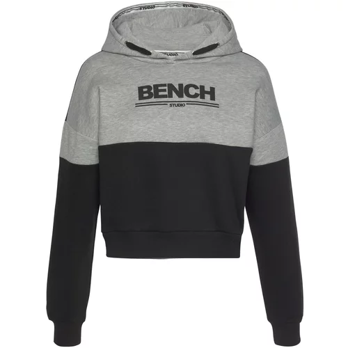 Bench Sweater majica siva melange / crna