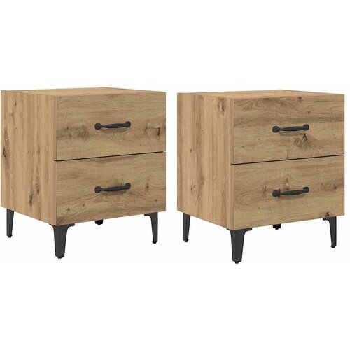  za krevet 2 pcs Umjetnički hrast 40 x 35 x 47,5 cm Slike