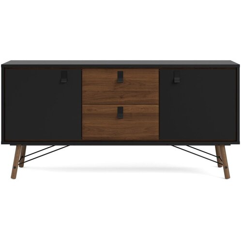 Tvilum crna komoda Ry, 150 x 72 cm Slike