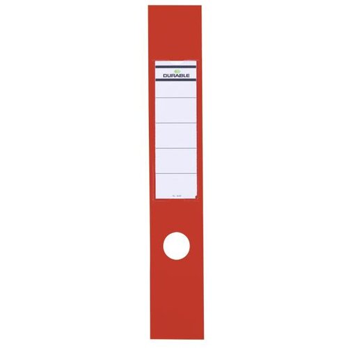 Durable Etiketa za registrator (8090), rdeča 10 kos, (20451439) Cene