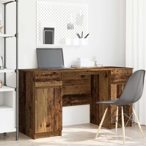  Stol s ladicama Staro drvo 140 x 49 x 76 cm Konstruirano drvo Cene
