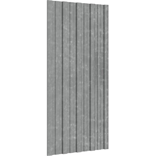 Krovni panel 12 pcs Srebrna 100 x 45 cm Pocinčani čelik Cijene