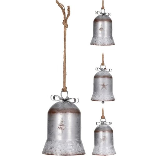  Novogodišnje zvonce za kačenje 21cm više dezena Cene