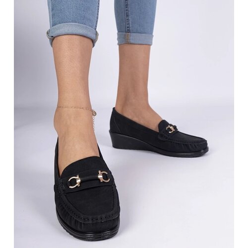D/CEO marka niezdefiniowana Black loafers with a wedge Sambada Slike