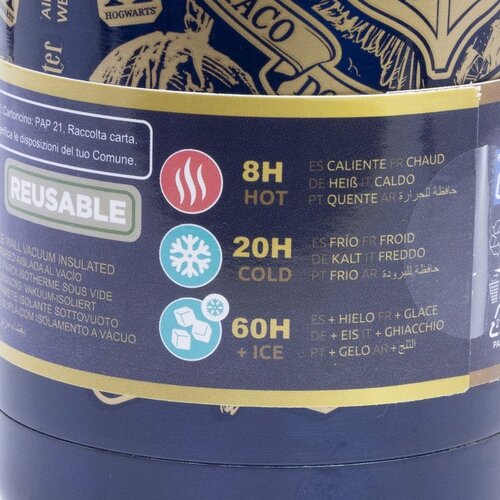 STOR Temno modra otro&amp;scaron;ka steklenička za vodo iz nerjavečega jekla 665 ml Harry Potter &amp;ndash; Slike