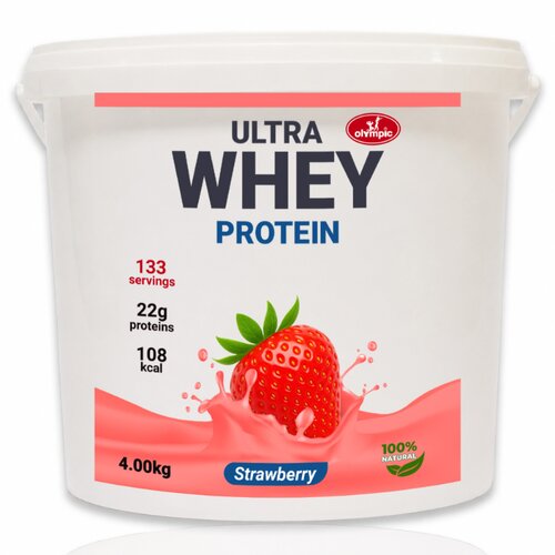 Olympic Ultra Whey protein Jagoda, 4 kg Cene
